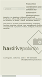 Mobile Screenshot of harddriveproduction.com